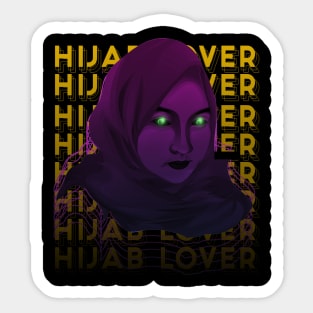 Hijab Urban Streetwear Design Sticker